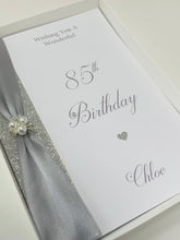 Load image into Gallery viewer, 85th Birthday Card - Personalised Luxury Greeting Card