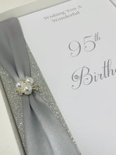 Load image into Gallery viewer, 95th Birthday Card - Personalised Luxury Greeting Card