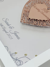 Load image into Gallery viewer, 35th Coral 35 Years Wedding Anniversary Frame - Intricate Mirror Heart