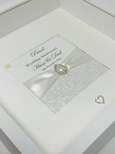 Load image into Gallery viewer, 30th Pearl 30 Years Wedding Anniversary Ribbon Frame - Pebble