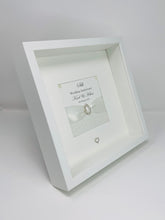 Load image into Gallery viewer, 12th Silk 12 Years Wedding Anniversary Ribbon Frame - Pebble
