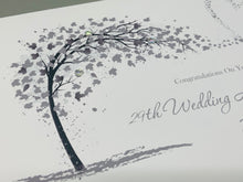 Load image into Gallery viewer, 29th Wedding Anniversary Card - Furniture 29 Year Twenty Ninth Anniversary Luxury Greeting Card, Personalised - Sweeping Heart