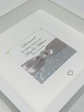 Load image into Gallery viewer, 60th Diamond 60 Years Wedding Anniversary Ribbon Frame - Pebble