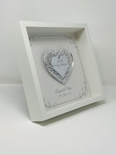 Load image into Gallery viewer, 30th Pearl 30 Years Wedding Anniversary Frame - Intricate Mirror Heart
