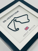 Load image into Gallery viewer, Silverstone Formula 1 Race Circuit 3D Frame - British Grand Prix Track Wall Art - F1 Moto GP BTCC