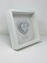 Load image into Gallery viewer, 70th Platinum 70 Years Wedding Anniversary Frame - Intricate Mirror Heart