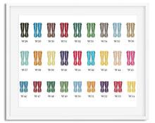 Load image into Gallery viewer, Wellington Boots Family Watercolour Print - Rain Boot