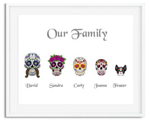 Load image into Gallery viewer, Skull Family Print