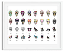 Load image into Gallery viewer, Skull Family Print