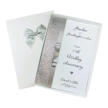 Load image into Gallery viewer, Grandson &amp; Granddaughter-In-Law 10th Wedding Anniversary Card - LB 186
