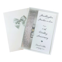 Load image into Gallery viewer, Granddaughter &amp; Grandson-In-Law 10th Wedding Anniversary Card - LB 180
