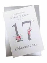 Load image into Gallery viewer, 17th Wedding Anniversary Card - Furniture - FN 17

