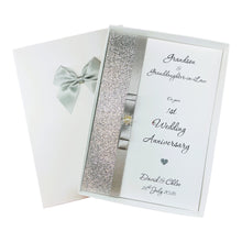 Load image into Gallery viewer, Grandson &amp; Granddaughter-In-Law 1st Wedding Anniversary Card - LB 184
