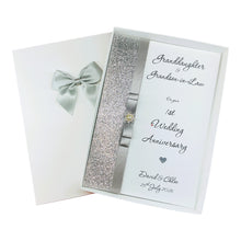 Load image into Gallery viewer, Granddaughter &amp; Grandson-In-Law 1st Wedding Anniversary Card - LB 178
