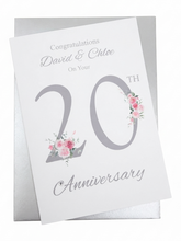 Load image into Gallery viewer, 20th Wedding Anniversary Card - China - FN 20
