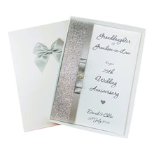 Load image into Gallery viewer, Granddaughter &amp; Grandson-In-Law 25th Wedding Anniversary Card - LB 183
