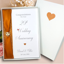 Load image into Gallery viewer, 29th Wedding Anniversary Card - Furniture 29 Year Twenty Ninth Anniversary Luxury Greeting Card, Personalised
