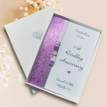 Load image into Gallery viewer, 41st Wedding Anniversary Card - Office Decor 41 Year Forty First Anniversary - 18 Colour Coice - Luxury Bow
