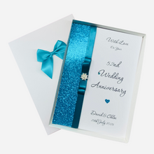 Load image into Gallery viewer, 52nd Wedding Anniversary Card - Bath Spa 52 Year Fifty Second Anniversary - 18 Colour Coice - Luxury Bow
