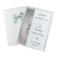 Load image into Gallery viewer, Grandson &amp; Granddaughter-In-Law 5th Wedding Anniversary Card - LB 185

