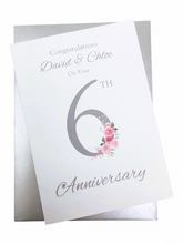 Load image into Gallery viewer, 6th Anniversary Card - Iron - FN 6
