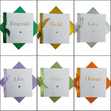 Load image into Gallery viewer, 24th Wedding Anniversary Card - Opal 24 Year Twenty Fourth Greeting Card, Gift for Wife, Husband, Parents Couple Friends - Ribbon Number
