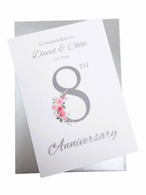 Load image into Gallery viewer, 8th Anniversary Card - Bronze - FN 8
