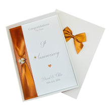 Load image into Gallery viewer, 9th Anniversary Card - Pottery 9 Year Ninth Wedding Anniversary Luxury Greeting Card Personalised
