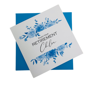 Retirement Card - Personalised Luxury Greeting Card - Daisy