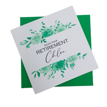 Load image into Gallery viewer, Retirement Card - Personalised Luxury Greeting Card - Daisy
