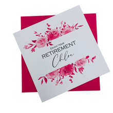 Load image into Gallery viewer, Retirement Card - Personalised Luxury Greeting Card - Daisy
