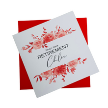 Load image into Gallery viewer, Retirement Card - Personalised Luxury Greeting Card - Daisy
