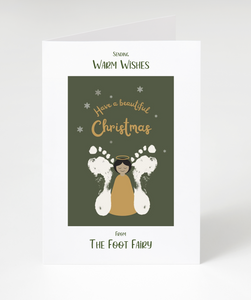 Personalised Business Christmas Cards - Angel