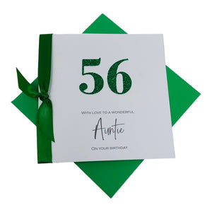 Aunt Birthday Card - Luxury Greeting Card - Auntie