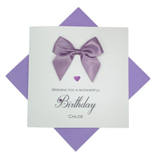 Load image into Gallery viewer, Regal Bow Birthday Card
