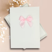 Load image into Gallery viewer, 14th Wedding Anniversary Card - Ivory 14 Year Fourteenth Anniversary - 18 Colour Coice - Luxury Bow
