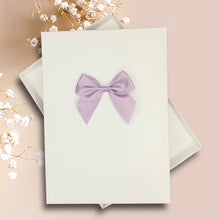 Load image into Gallery viewer, 42nd Wedding Anniversary Card - Clock 42 Year Forty Second Anniversary - 18 Colour Coice - Luxury Bow
