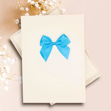 Load image into Gallery viewer, 3rd Anniversary Card - Leather 3 Year Third Wedding Anniversary - 18 Colour Coice - Luxury Bow
