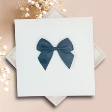 Load image into Gallery viewer, Graduation Card - Luxury Greeting Card Personalised - Regal Bow
