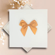 Load image into Gallery viewer, 8th Anniversary Card - Bronze 8 Year Eighth Wedding Anniversary Luxury Greeting Card Personalised -  Regal Bow