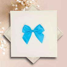 Load image into Gallery viewer, 28th Anniversary Card - Orchid 28 Year Wedding Anniversary Luxury Greeting Card Personalised - Regal Bow