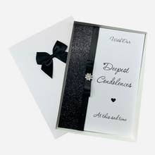 Load image into Gallery viewer, Sympathy Card - Personalised Luxury Greeting Card - Colour Choice - LB76
