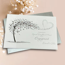 Load image into Gallery viewer, Daughter &amp; Fiancé Engagement Card - Greeting Personalised - SH 78

