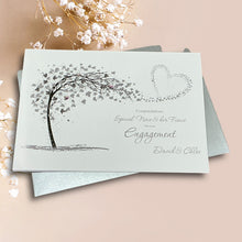Load image into Gallery viewer, Niece &amp; Fiancé Engagement Card - Greeting Personalised - SH 84
