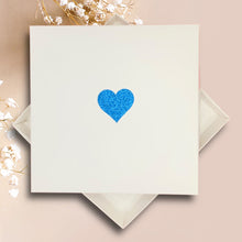 Load image into Gallery viewer, 65th Anniversary Card -Blue Sapphire 65 Year Wedding Anniversary Luxury Greeting Card Personalised - Regal Bow