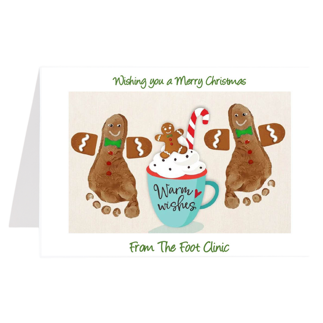 Personalised Business Christmas Cards - Gingerbreadmen