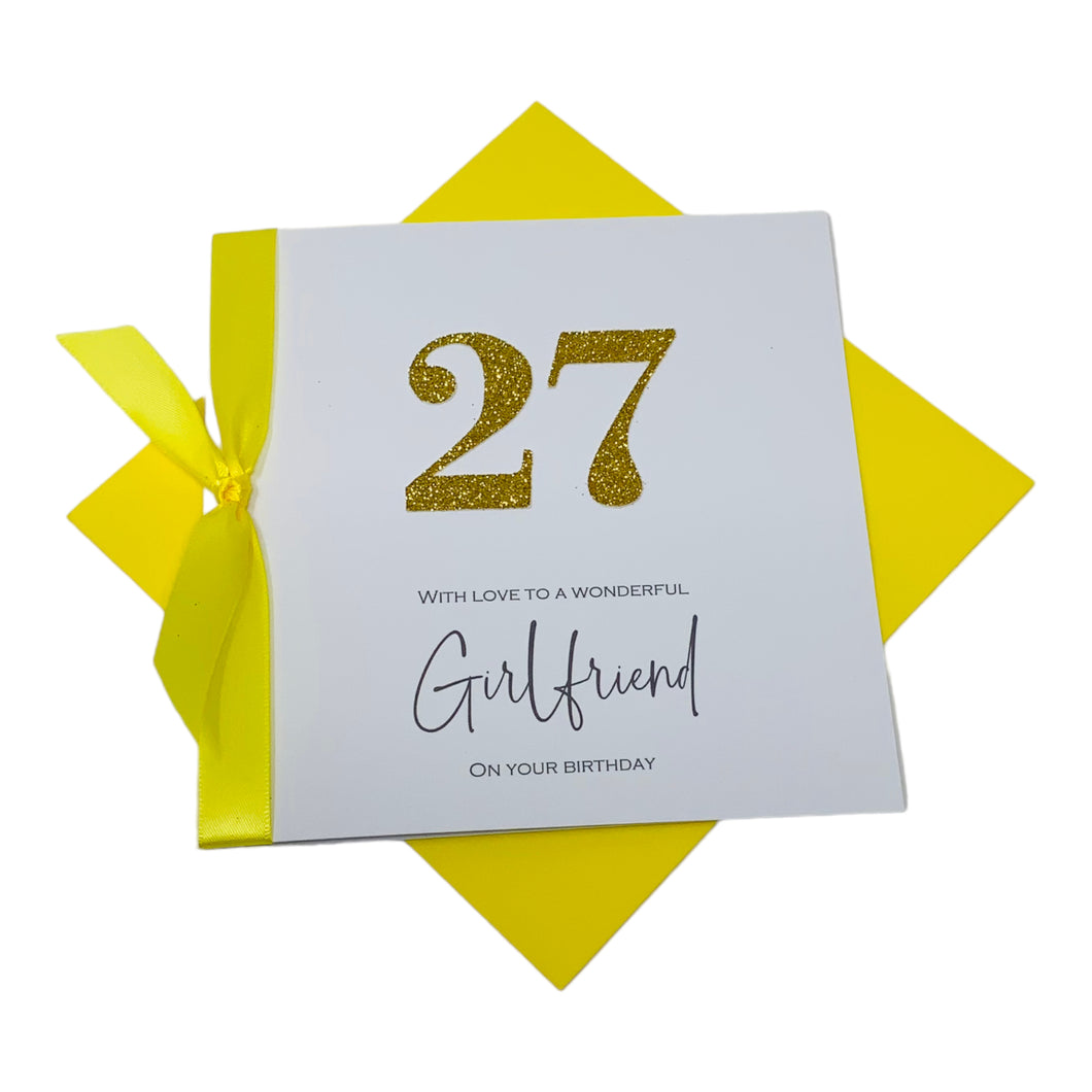 Girlfriend Birthday Card - Luxury Greeting Card - Partner