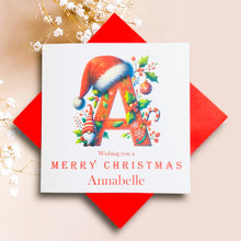 Load image into Gallery viewer, Gnome Merry Christmas Card - Greeting Card Personalised
