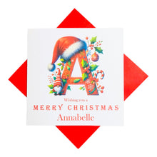Load image into Gallery viewer, Gnome Merry Christmas Card - Greeting Card Personalised
