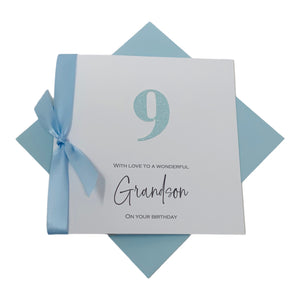 Grandson Birthday Card - Luxury Greeting Card - Great Grandson
